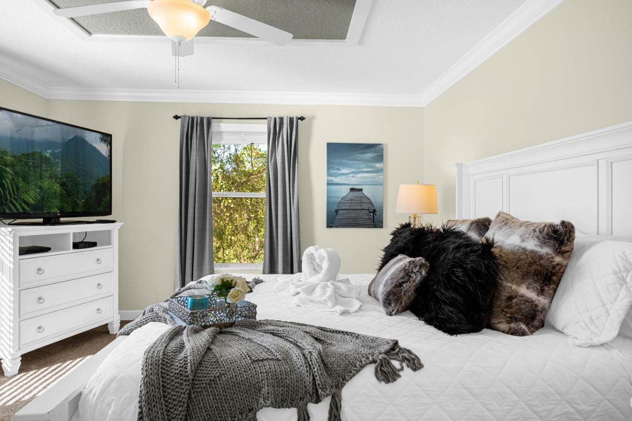 Light Yellow Home Lift Your Mood Near Disney 5Beds Kissimmee Exterior foto